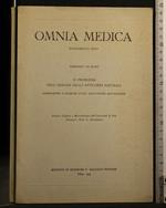 Omnia Medica Supplemento Xxxv Il Problema Dell'Origine Degli