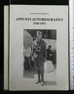 Appunti Biografici 1920-1953