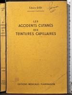 Les accidents cutanes des teintures capillaires