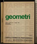 Geometri. Tariffe e Normativa Professionale
