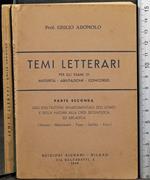 Temi letterari. Parte seconda