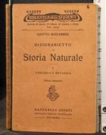 Dizionarietto di Storia Naturale. Vol 1