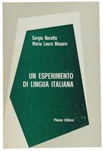 Un Esperimento Di Lingua Italiana