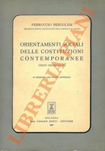 Orientamenti sociali delle costituzioni contemporanee (testi coordinati)