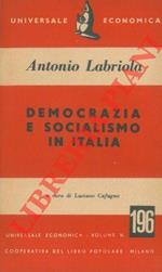 Democrazia e socialismo in Italia