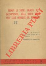 Atti del IV Convegno Nazionale delle donne socialiste (Roma 14, 15, 16 maggio 1954)