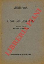 Per le Regioni. Intervento al Senato nella seduta del 12 marzo 1962