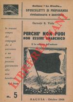 Perchè non puoi non essere anarchico. 1. La schiavitù dell'ambiente