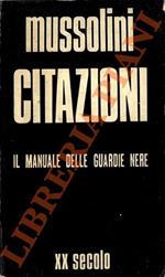 Citazioni. Il manuale delle guardie nere