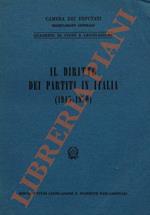 Il diritto dei partiti in Italia (1945-1970)