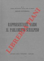 Rappresentanti sardi al parlamento subalpino