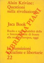 Questioni sulla rivoluzione. Conversazioni con Roland Biard