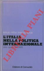 L' Italia nella politica internazionale. (1975-1976)