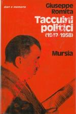 Taccuini politici (1947 - 1958)