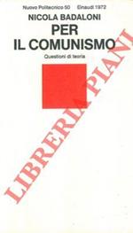 Per il comunismo. Questioni di teoria