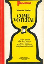 Come voterai. Tutto quello che devi sapere per capire le nuove proposte di riforma elettorale