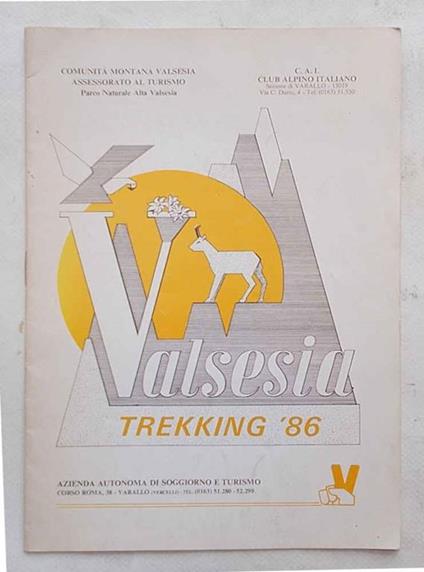 Valsesia trekking '86 - copertina