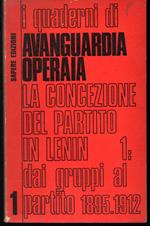 La concezione del partito in Lenin 1: dai gruppi al partito (1895-1912) A cura di Silverio Corvisieri