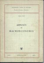 Appunti di Macroeconomia 