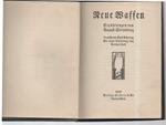 Neue Waffen-erzaelungen Von August Strindberg