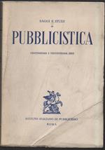 Saggi e Studi di Pubblicistica - Ventunesima e Ventiduesima Serie 