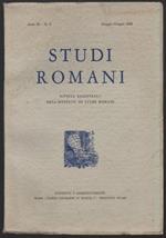 Studi Romani - Rivista Trimestrale Dell'istituto di Studi Romani 