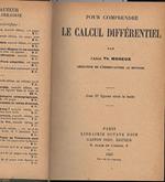 Pour Comprendre Le Calcul Differentiel