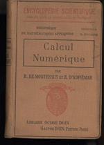 Calcul Numerique Premire Partie Opžration Arithmžtiques Et Algžbriques