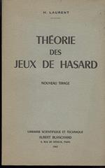 Theorie Des Jeux De Hasard-nuveau Tirage