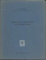 Manuale di Statistica per Ricercatori 