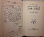 A Study Of The Prose Works Of John Donne