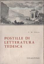 Postille di Letteratura Tedesca 