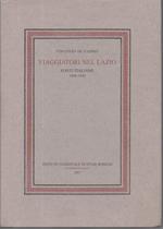 Viaggiatori Nel Lazio-fonti Italiane 1800-1920