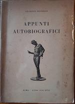 Appunti Autobiografici