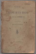 La Fine di Un Regno. Dal 1855 Al 6 Settembre 1860