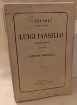 Capitoli Giocosi e Satirici di Luigi Tansillo 