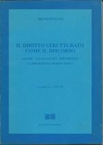 Il Diritto Strutturato Come Il Discorso - Amore Uguaglianza Differenza - La Differenza Nomologica 