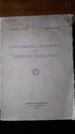 Concordanza Linguistica Dei Sermoni Subalpini