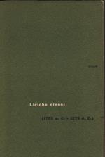 Liriche Cinesi 