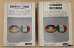 Dizionari Tecnico Italiano Tedesco/technisches Worterbuch Deutsch-italienisch-2 Voll.