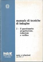 Manuale di Tecniche di Indagine 2 - Il Questionario: Progettazione, Redazione e Verifica