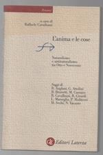 L' anima e Le Cose Naturalismo e Antinaturalismo tra Otto e Novecento