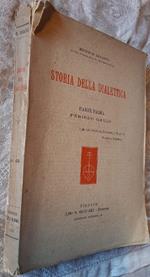 Storia Della Dialettica-parte Prima-periodo Greco