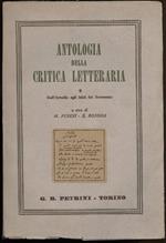 Antologia Della Critica Letteraria
