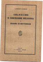 Umanesimo e Concezione Religiosa in Erasmo da Rotterdam