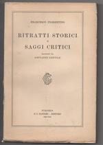 Ritratti Storici e Saggi Critici Raccolti da Giovanni Gentile 