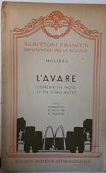 L' avare- Comedie En Prose Et En Cinq Actes