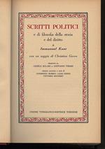 Scritti Politici e di Filosofia Della Storia e Del Diritto