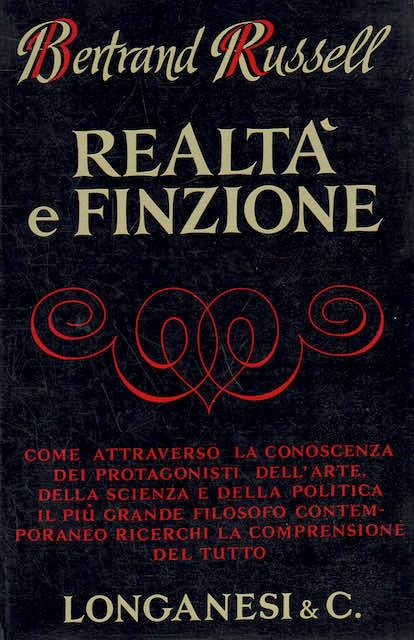 Realtà e finzione - Bertrand Russell - copertina