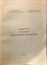 Scritti in onore di Gaetano Panazza
